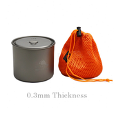 TOAKS LIGHT Titanium 550ml Pot without Handle