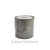 Toaks Ultralight Titanium 650ml Pot