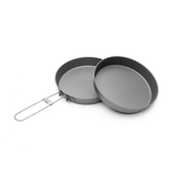 Toaks Titanium D-165mm (6.5") Deep Pan Set 2PCS