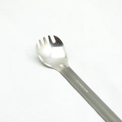 TOAKS Titanium Long Handle Spork with Polished Bowl