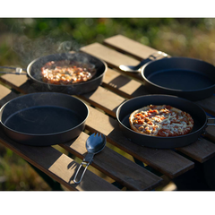 Toaks Titanium D-165mm (6.5") Deep Pan Set 2PCS