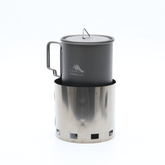 Toaks Windscreen Stand, Alcohol stove and Pot-750 Combo