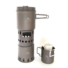 TOAKS Titanium 1100/450/Wood Stove Combo Set