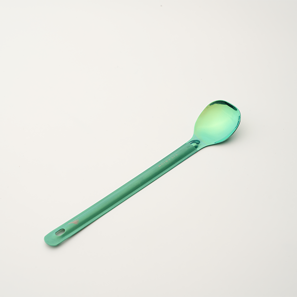 Toaks Titanium Long Handle Spoon with Polished Bowl